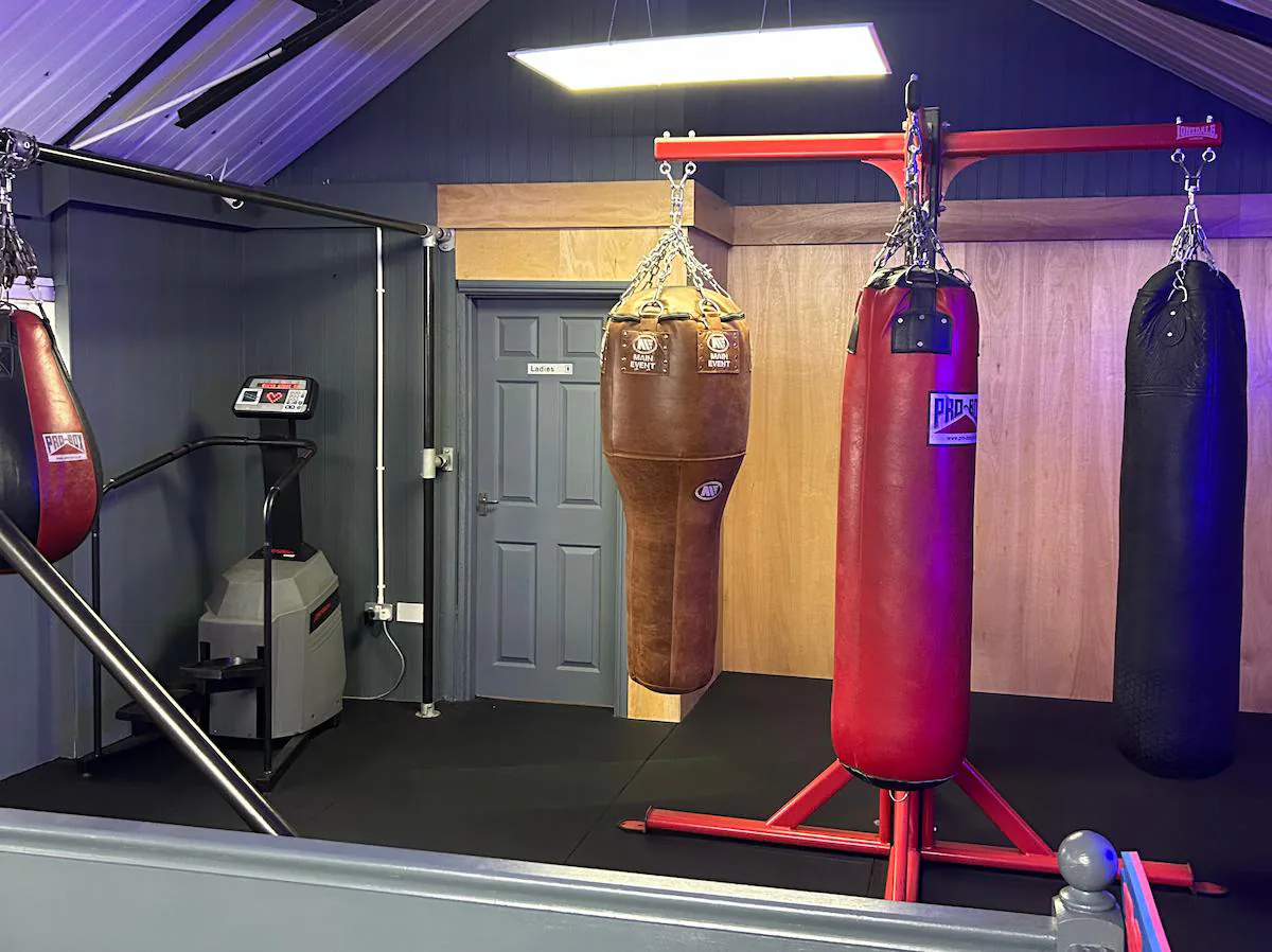 Gym 55 functional fitness and boxing bags area