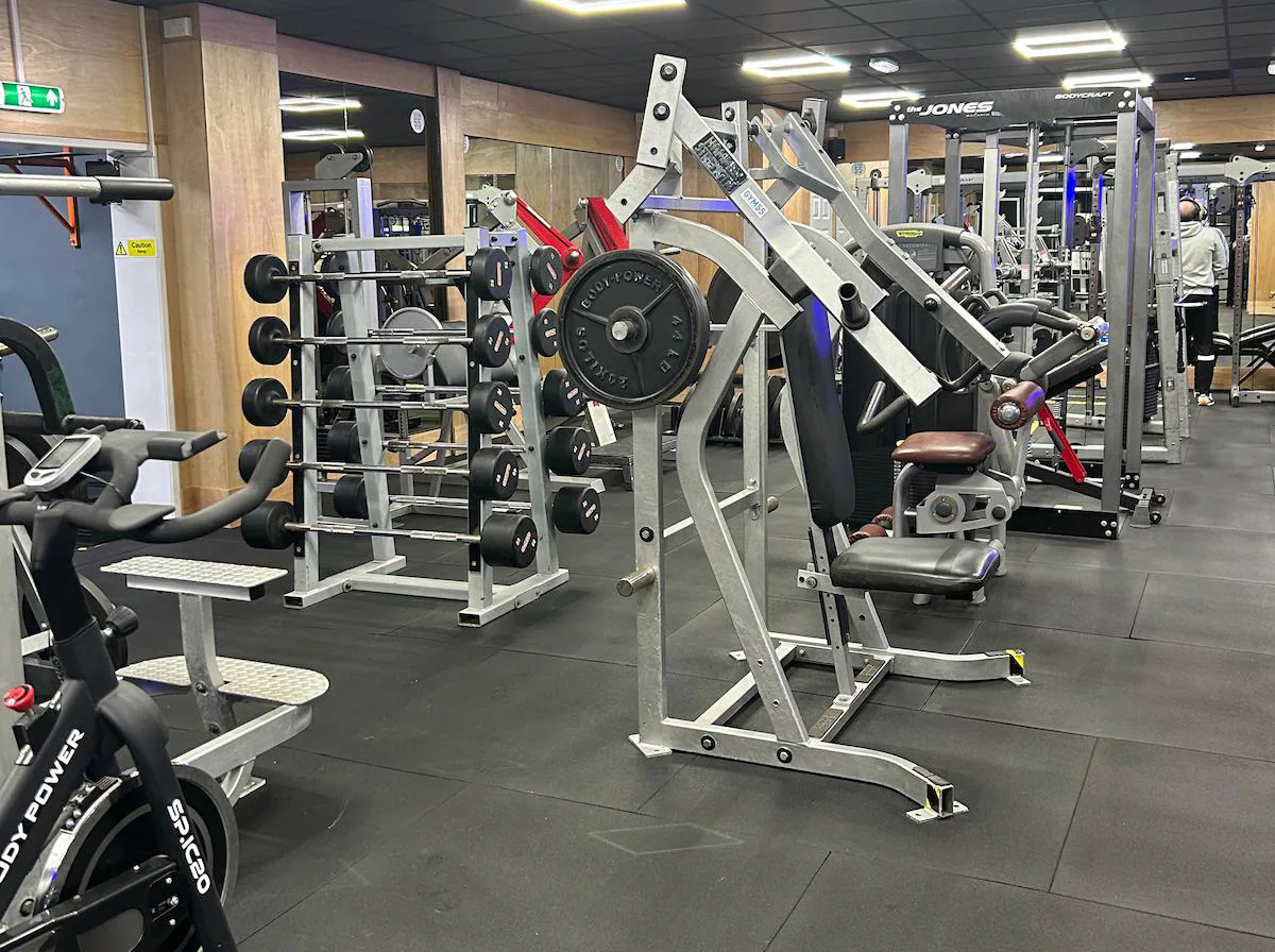 Gym 55 resistance machines area